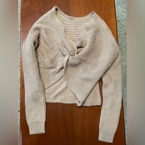 XS Aeropostale beige sweater